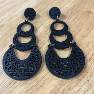 Boho Wood Earrings